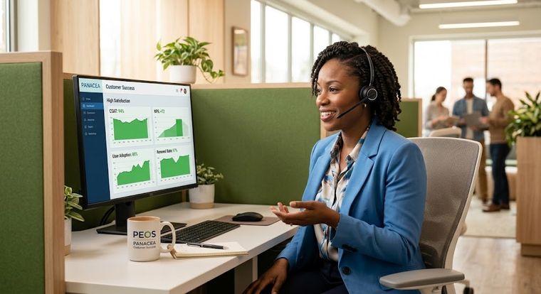 Customer Success — Customer-success operations with live satisfaction and adoption intelligence.